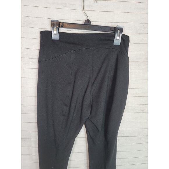WHBM INSTANTLY SLIMMING LEGGINGS IN BLACK W CRISS CROSS ANKLE DETAIL, SZ SMALL - Picture 7 of 14